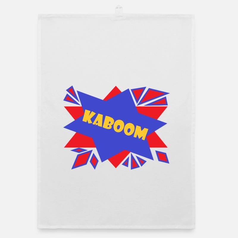Comic Kaboom Organic dish towel