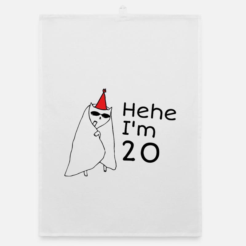 20th Anniversary - 20th Anniversary Gift Organic dish towel