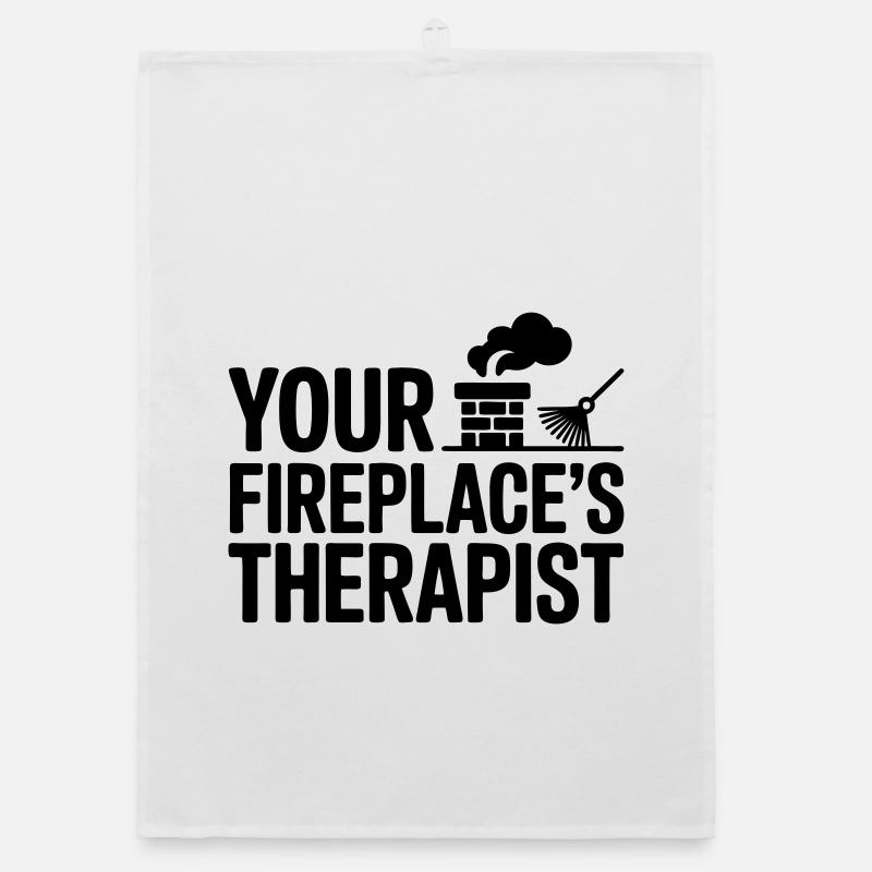 Chimney sweep funny saying chimney sweep Organic dish towel