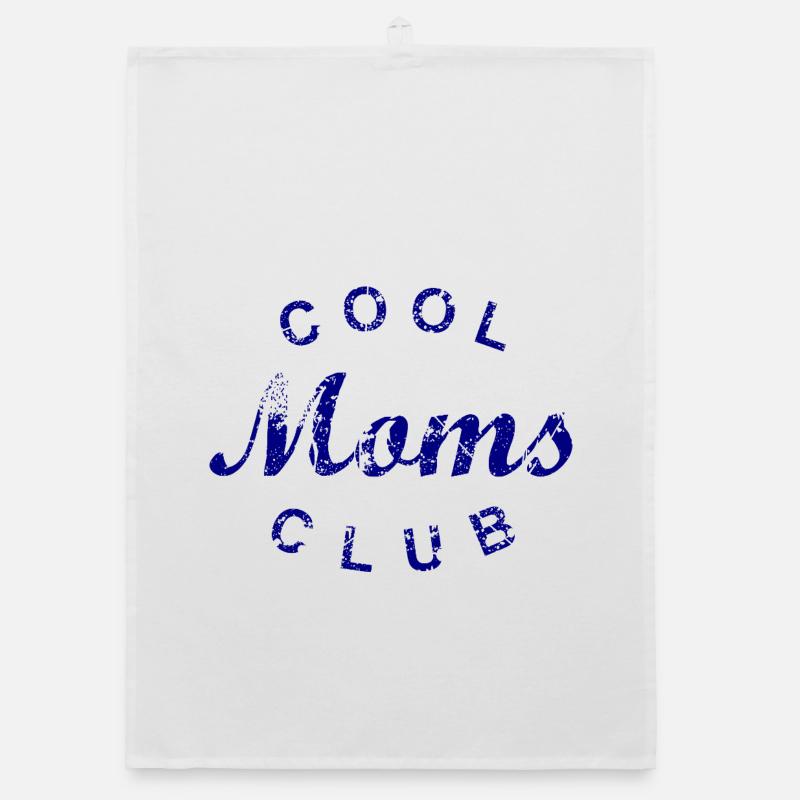 Cool Moms Club Mutter Mama Muttertag Geschenk Organic Geschirrtuch