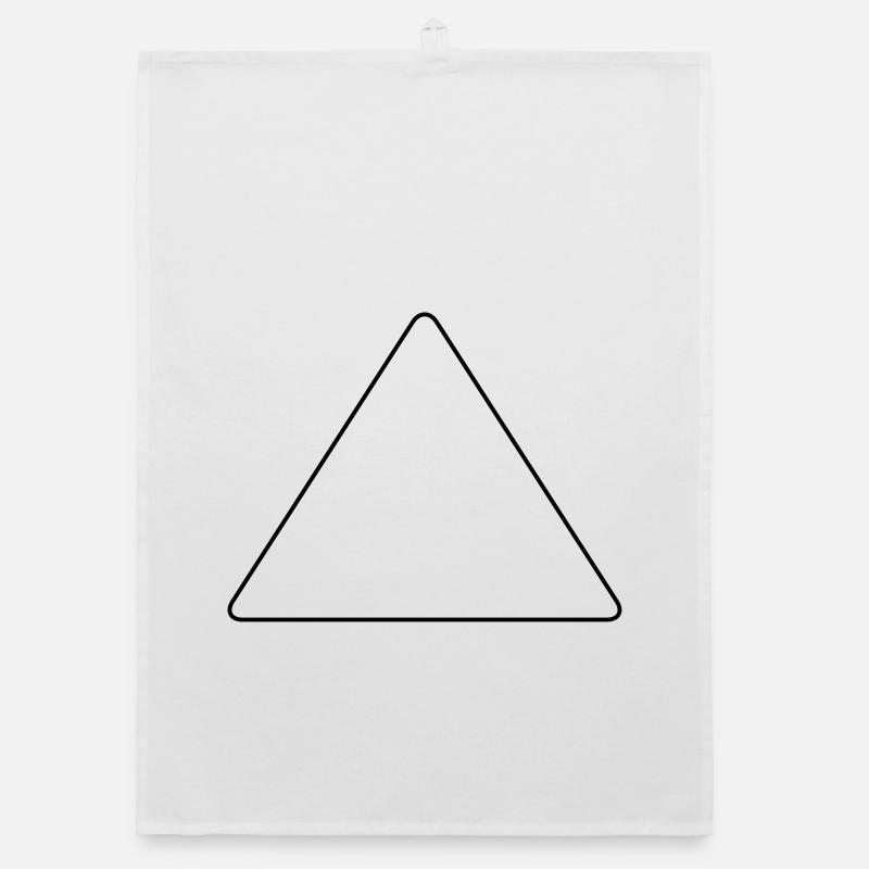 Triangle avec coins arrondis Torchon bio