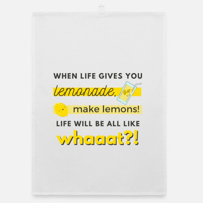 faites des citrons! Torchon bio