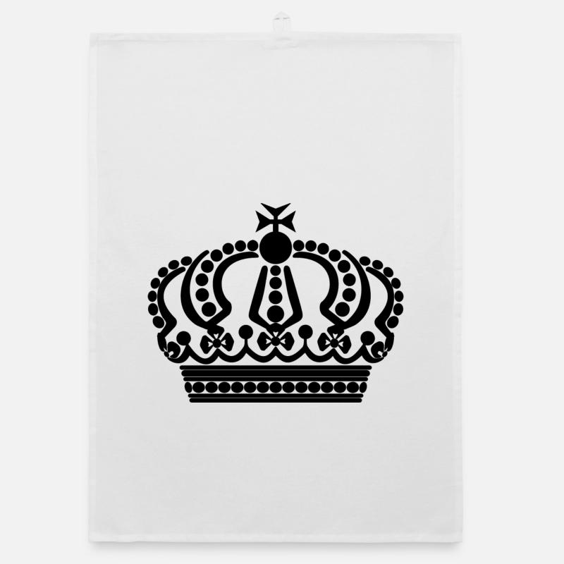 Black crown Organic dish towel