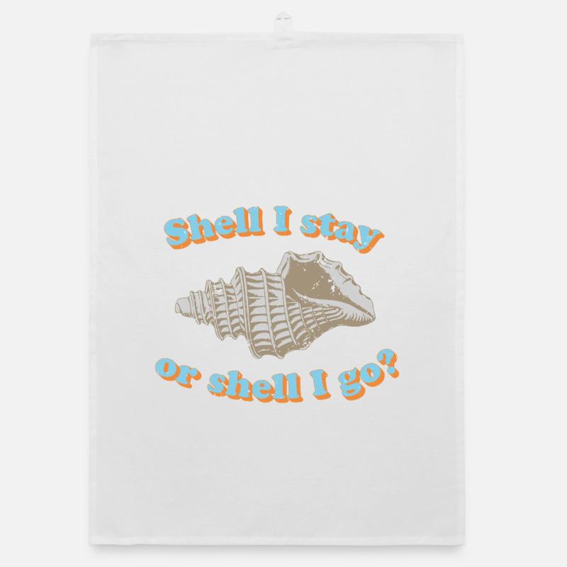 Shell or go? Organic dish towel