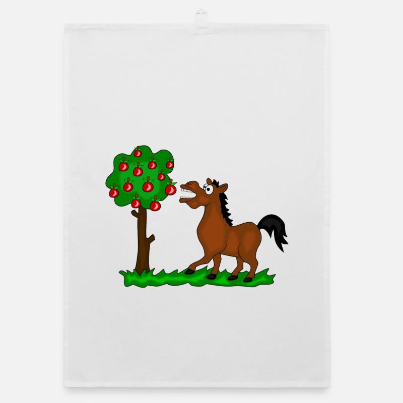 pferd baum Organic Geschirrtuch