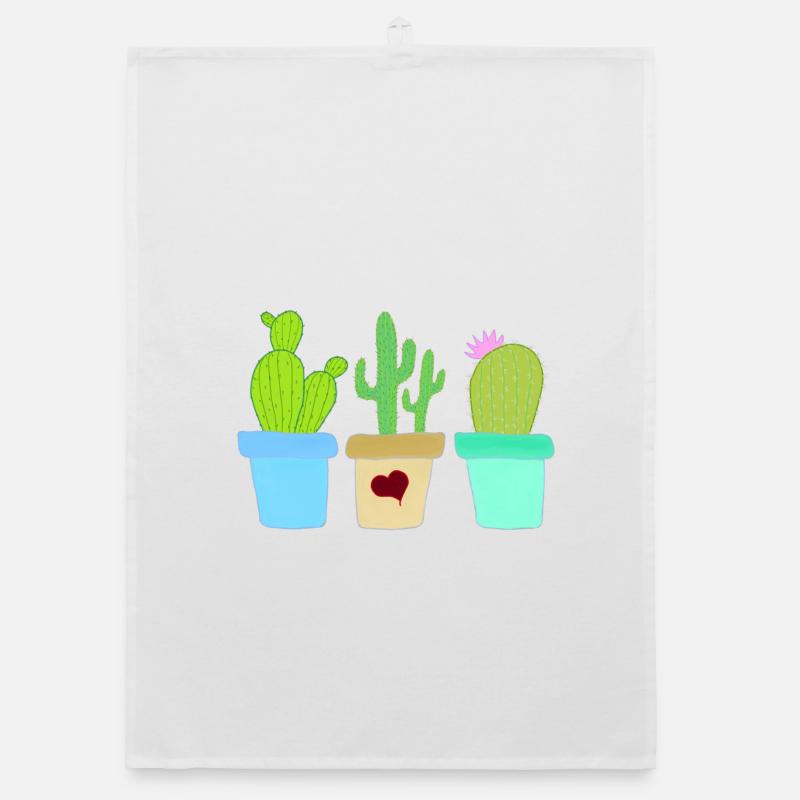 Trois cactus Torchon bio