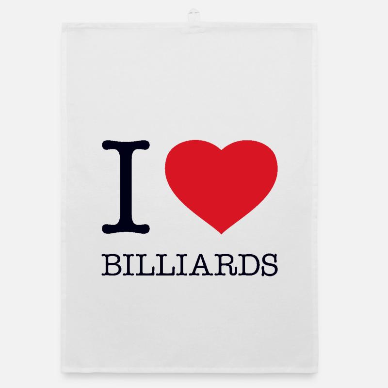 J’ADORE LE BILLARD Billard Torchon bio