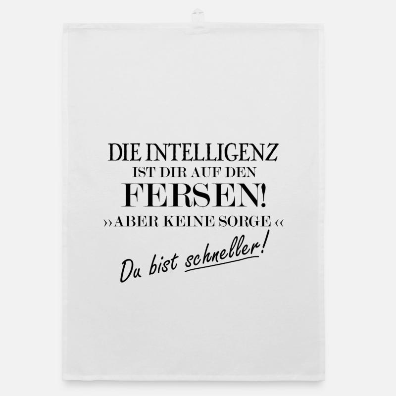 L’intelligence est celle qui est sur les talons Torchon bio