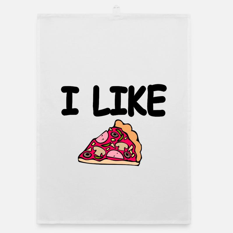 Pizza Organic dish towel