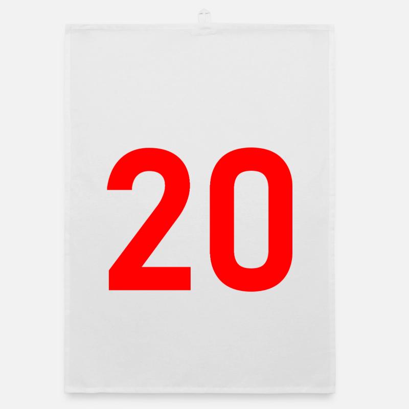 20. 20e ANNIVERSAIRE. ANNIVERSAIRE 20 ANS. 20 ANS. Torchon bio