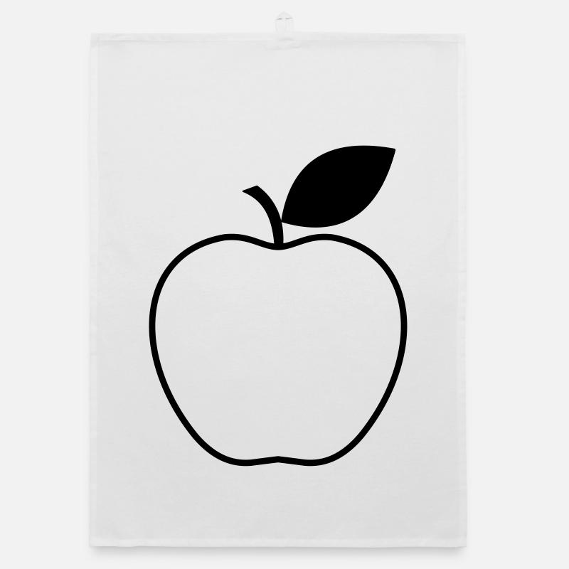 Pomme Fruit Fruit Végétarien Végétalien Idée Cadeau Torchon bio