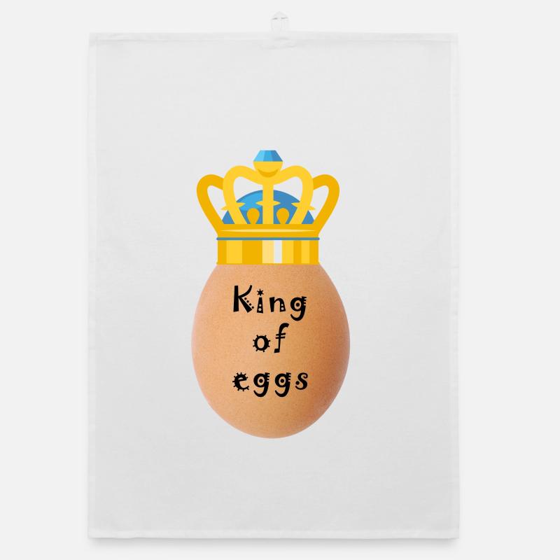 König der Eier Krone Organic Geschirrtuch