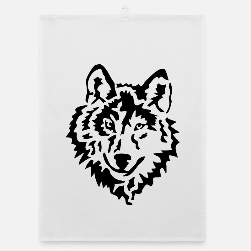 wolf Organic dish towel