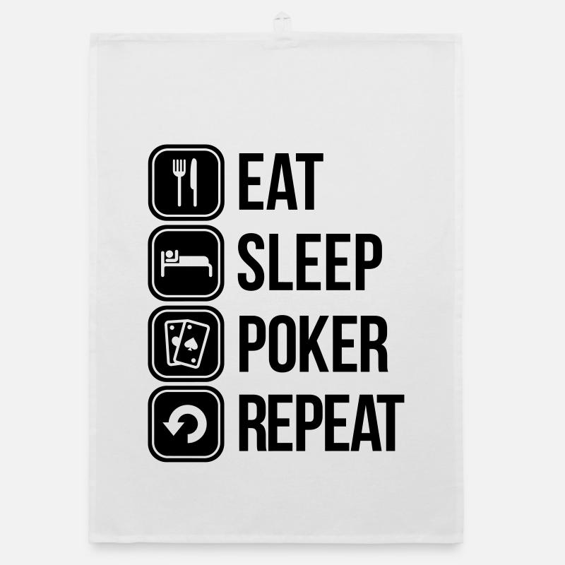eat sleep poker repeat Torchon bio