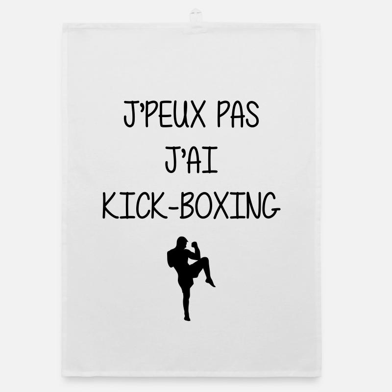 Kickboxing / Kickboxer / Kick Boxing / Kick Boxer Organic dish towel