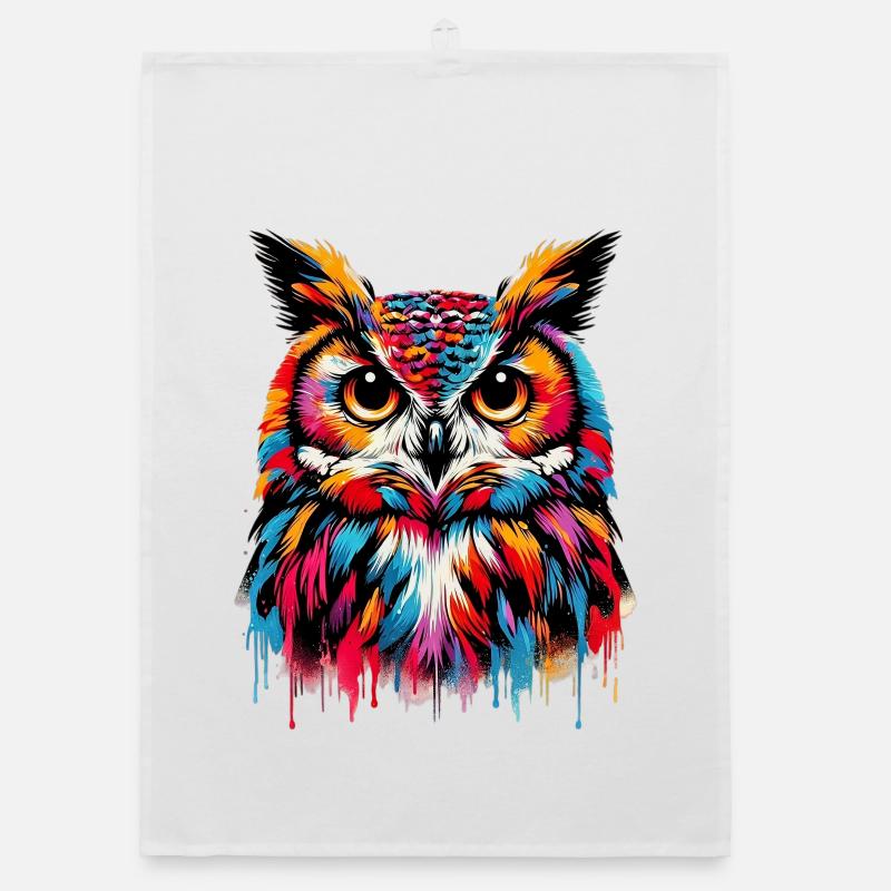 Eule Organic Geschirrtuch