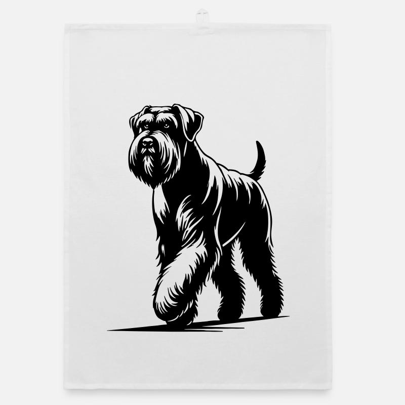 Giant Schnauzer Organic dish towel
