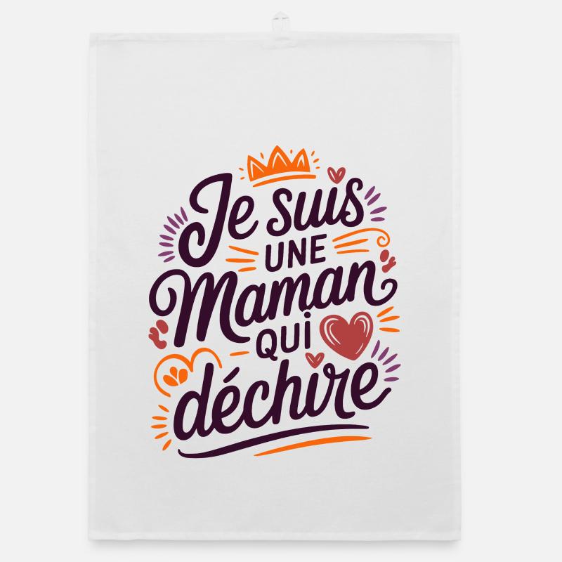 Ich bin eine Killer-Mutter Organic Geschirrtuch