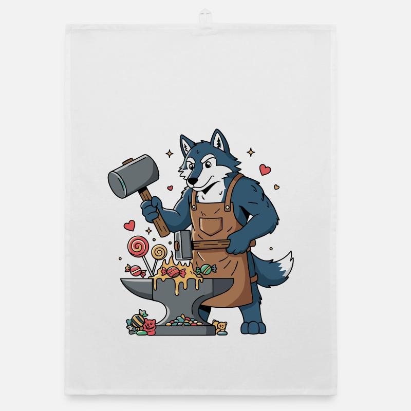 Wolf's Forge Taste Organic dish towel