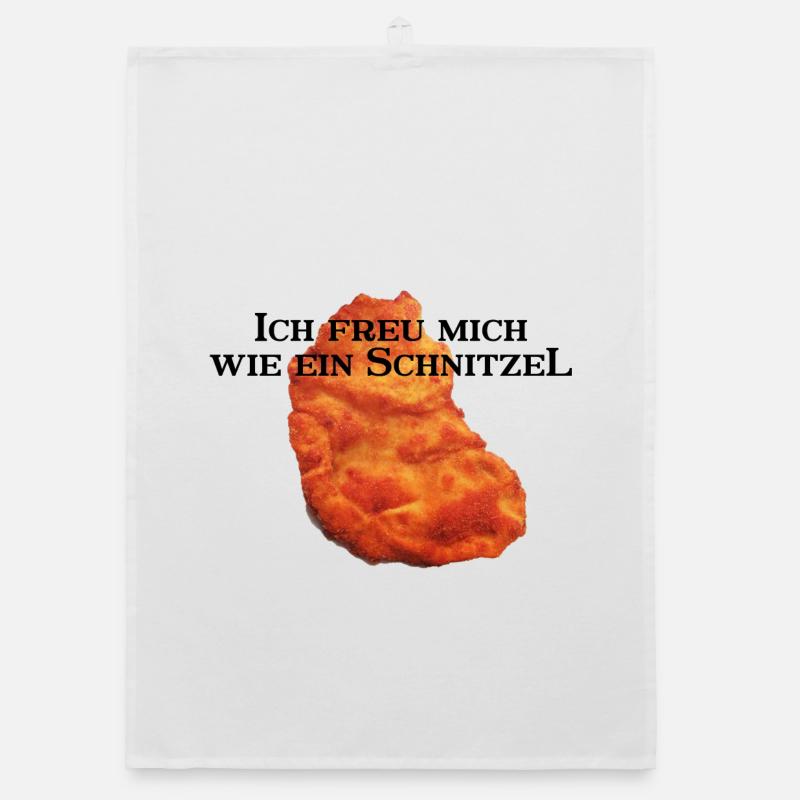 I'm looking forward to a schnitzel Organic dish towel