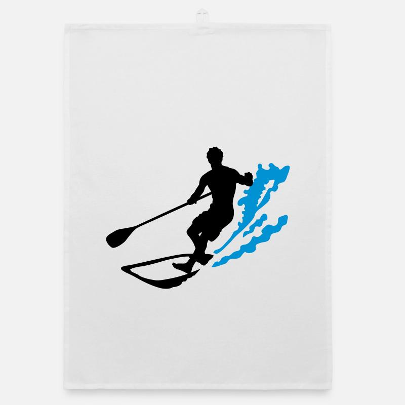stand up paddling Organic dish towel