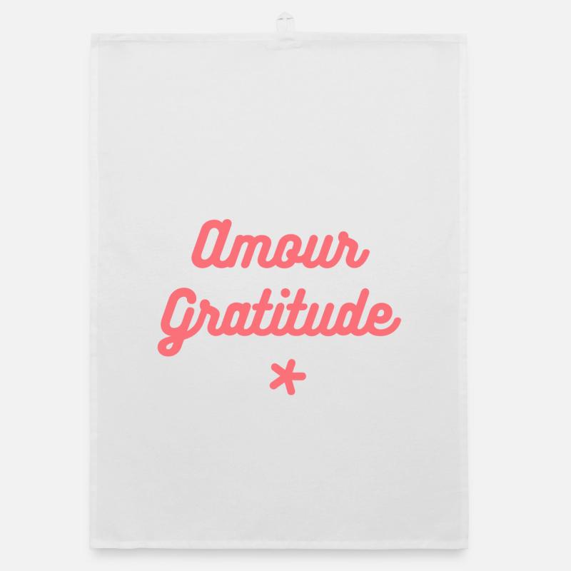 Amour & Gratitude Torchon bio