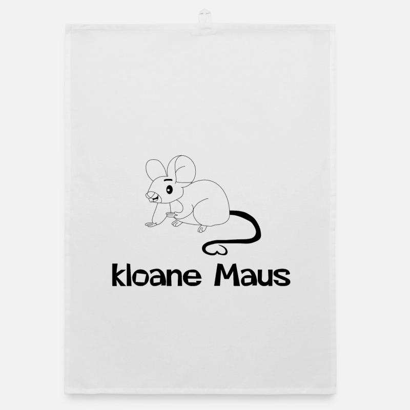 kloane Maus - small, Austrian dialect Organic dish towel