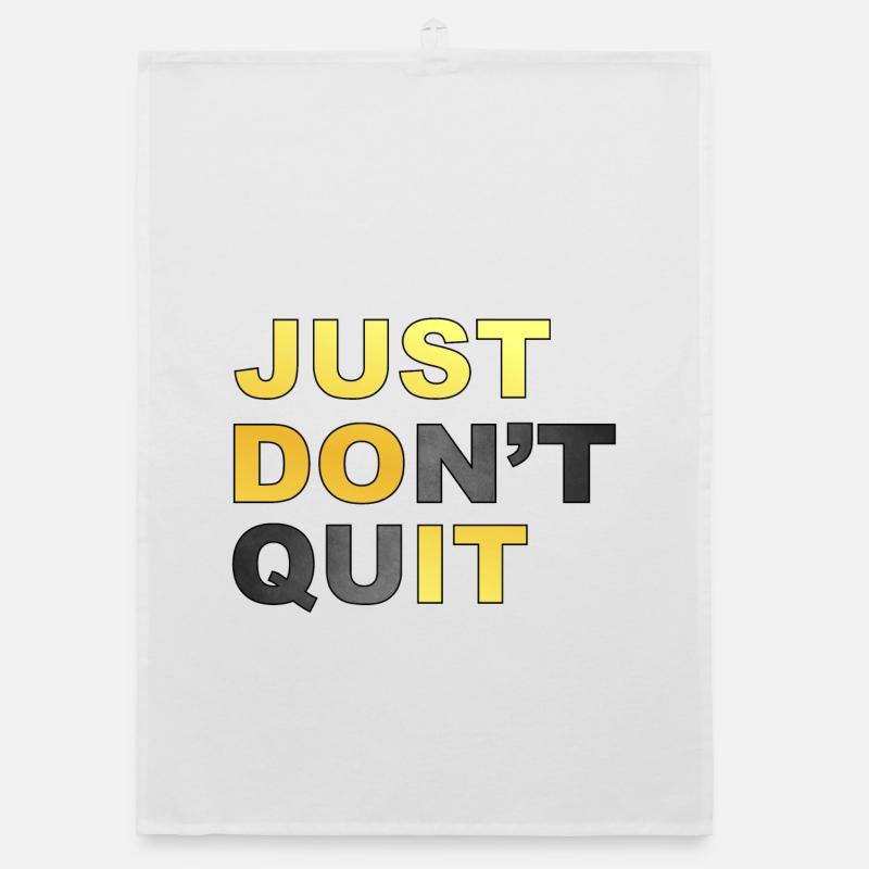 Tun Sie es einfach nicht. Tu es einfach nicht! # Organic Geschirrtuch