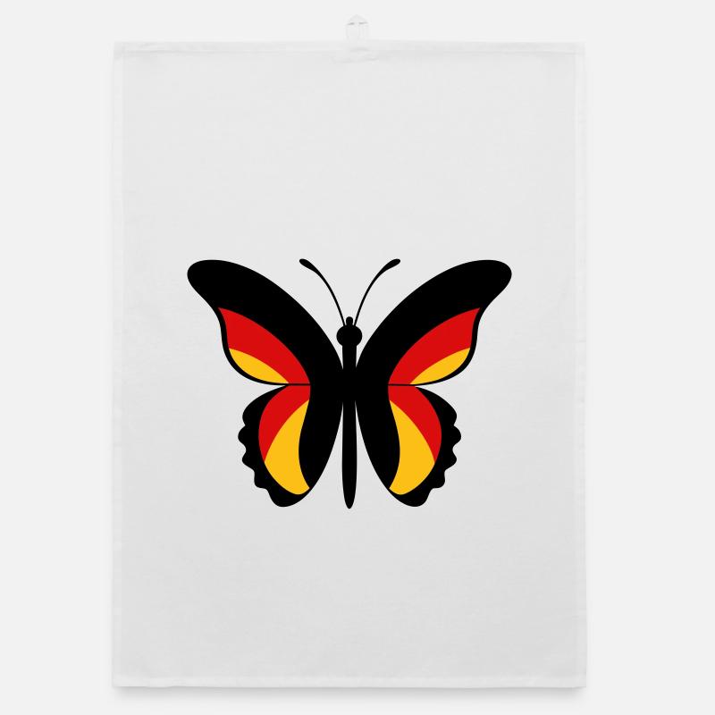 GER Butterfly Organic dish towel