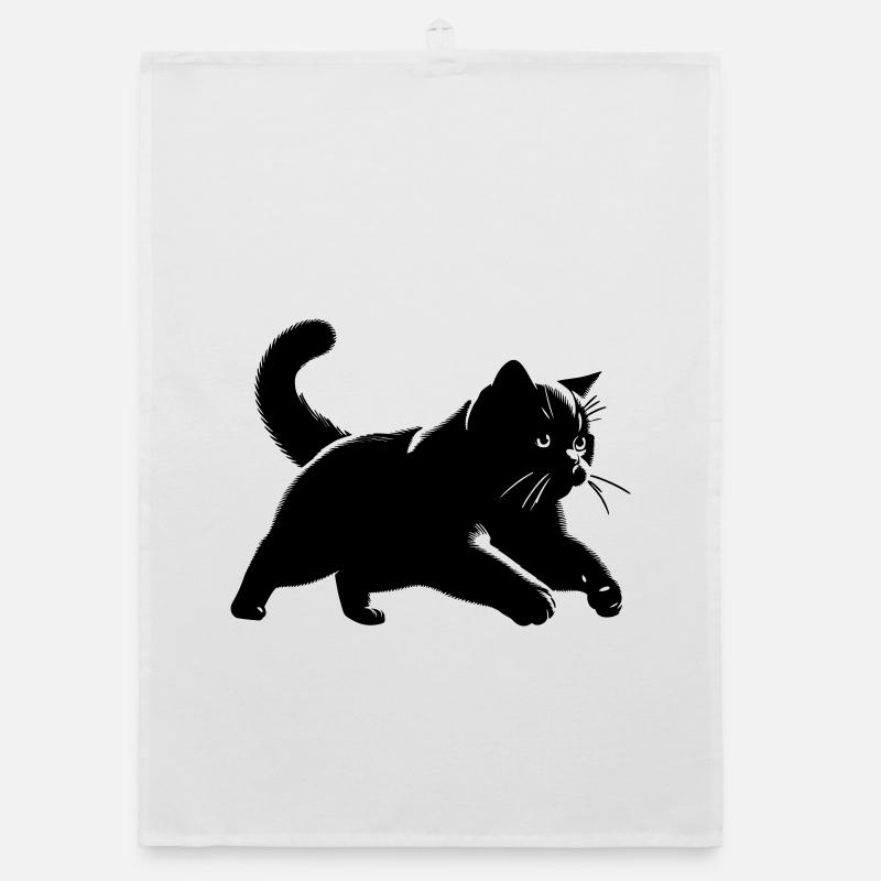 Britisch Kurzhaar Katze Organic Geschirrtuch