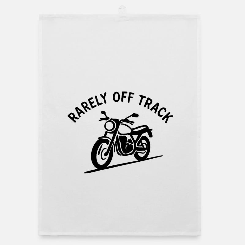 rarely off track motorcycle Organic Geschirrtuch