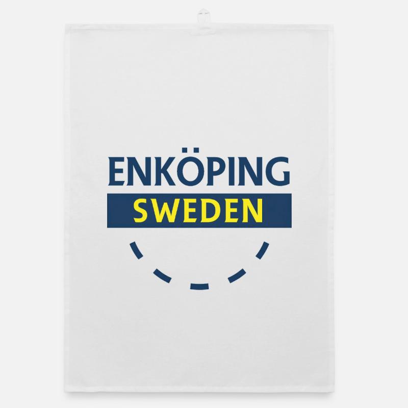 Enköping Suède Emblème Torchon bio