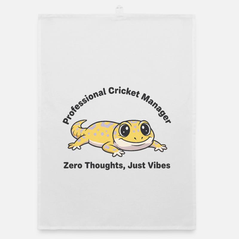 Zero Thoughts Just Vibes Gecko Torchon bio