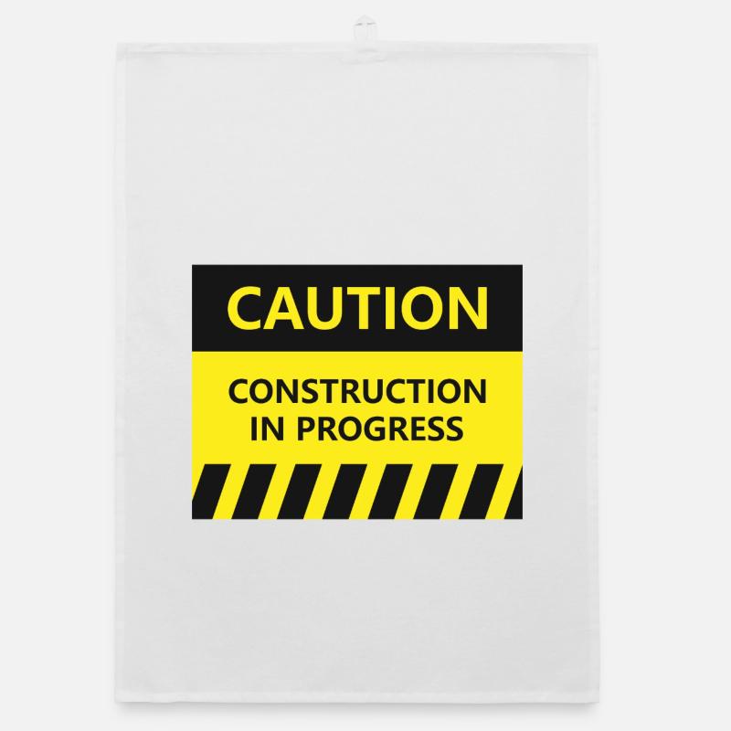 Caution Organic dish towel