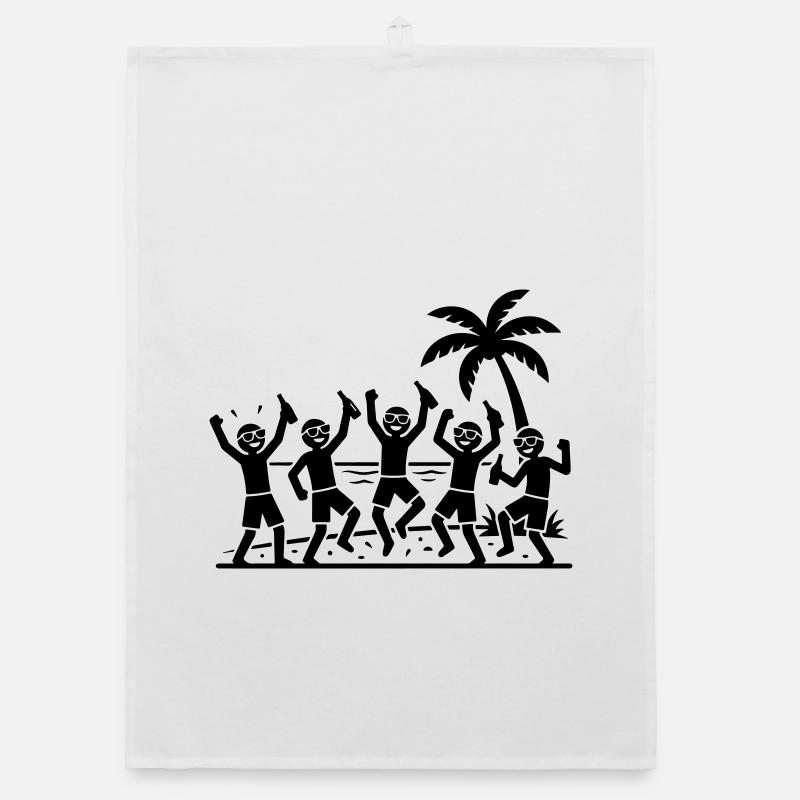 Icône de l’équipe de plage de fête Torchon bio