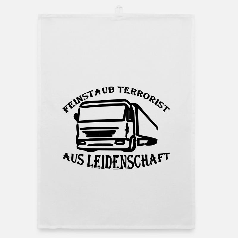 Feinstaub Terrorist aus Leidenschaft Organic Geschirrtuch