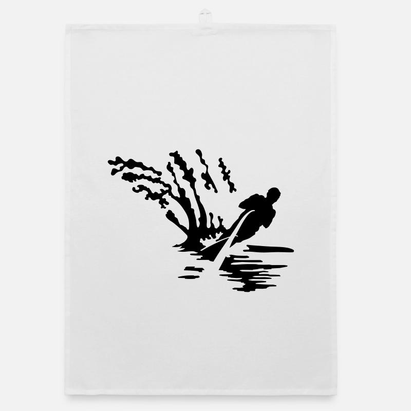 water ski Organic dish towel