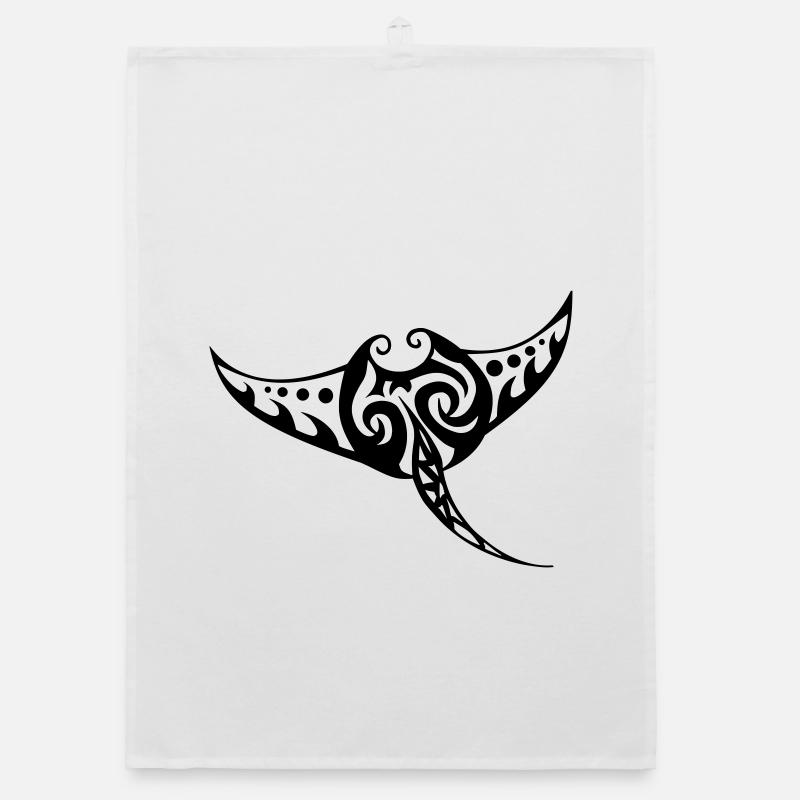 Manta Ray Organic dish towel