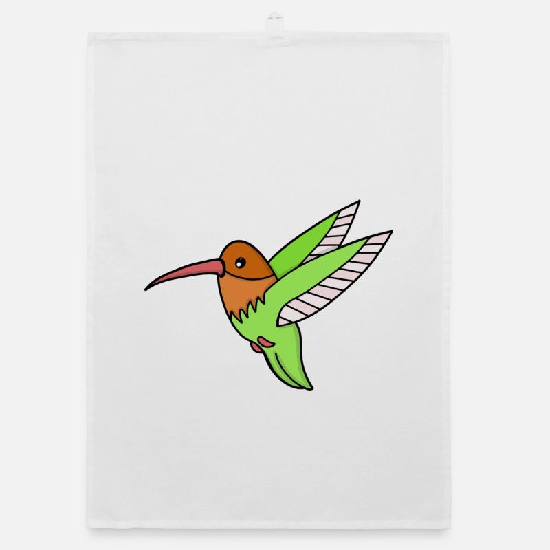 Un doux colibri Torchon bio