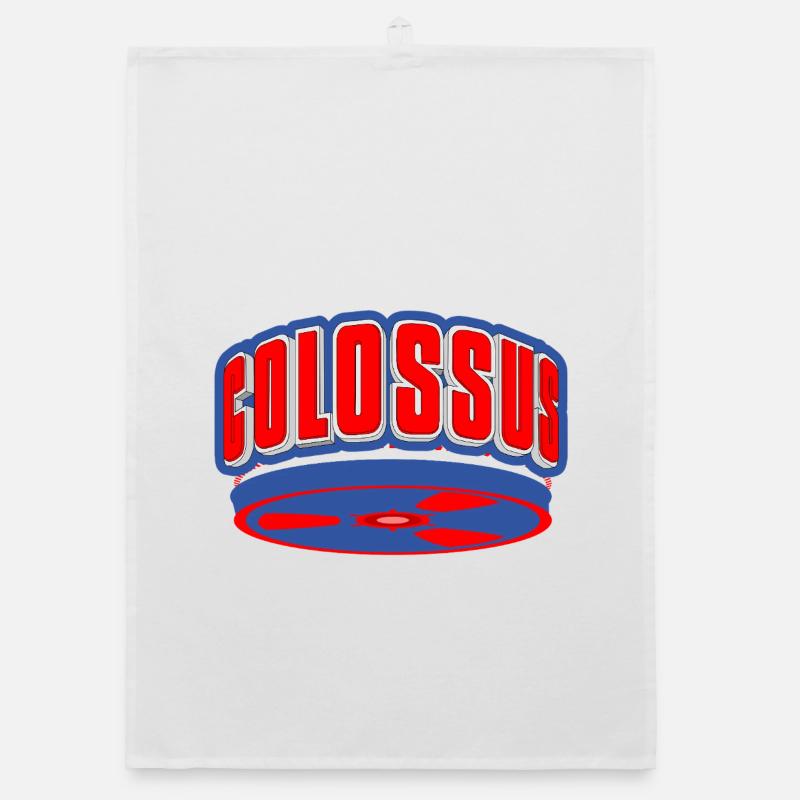 Kolossales Logo Organic Geschirrtuch
