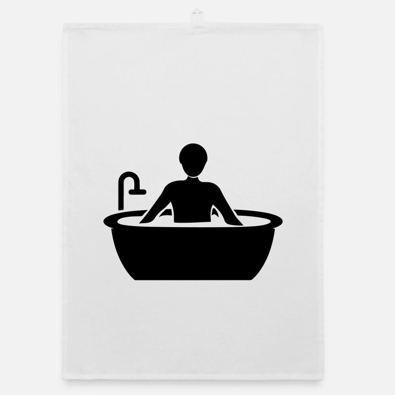 Bathing Bathtub Organic dish towel