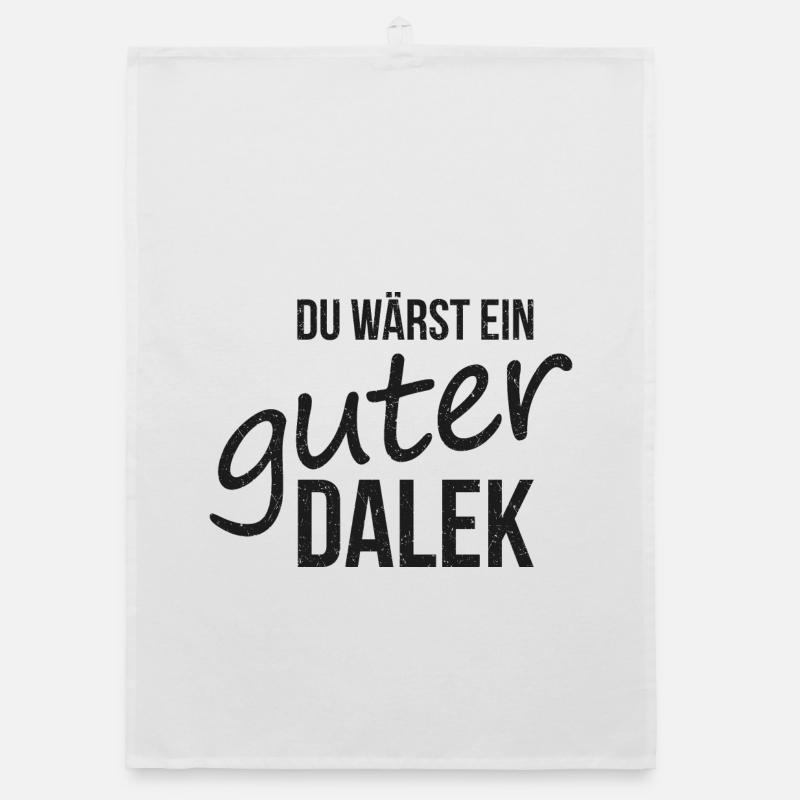 Dalek - Organic Geschirrtuch - Weiß