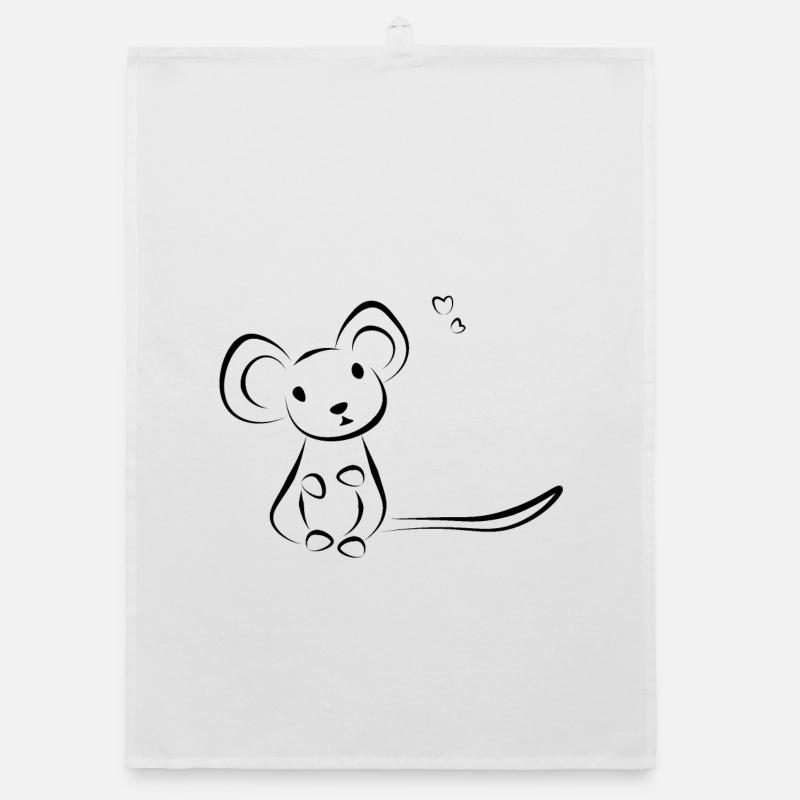 Mouse pet - Doeslief Organic dish towel