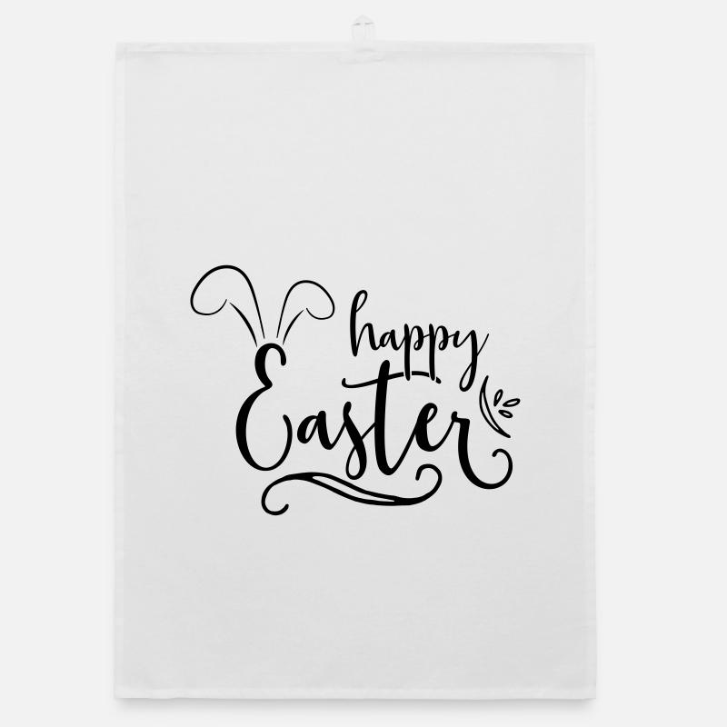 happy Easter Organic dish towel
