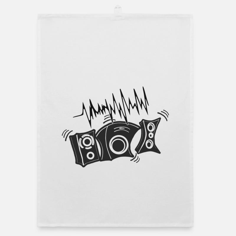 Jukeboxes, Disco, Basses Organic dish towel
