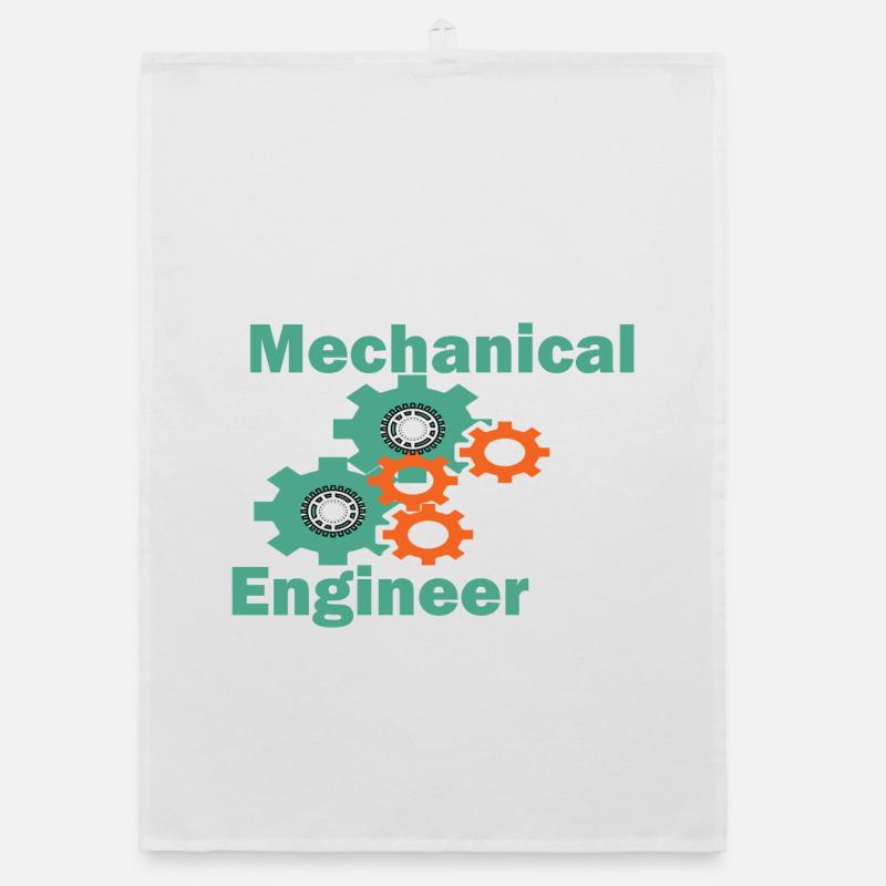 Mechanical Engineering Funny Engineer Organic dish towel