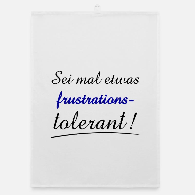 Expression de la frustration face à la typographie audacieuse Torchon bio