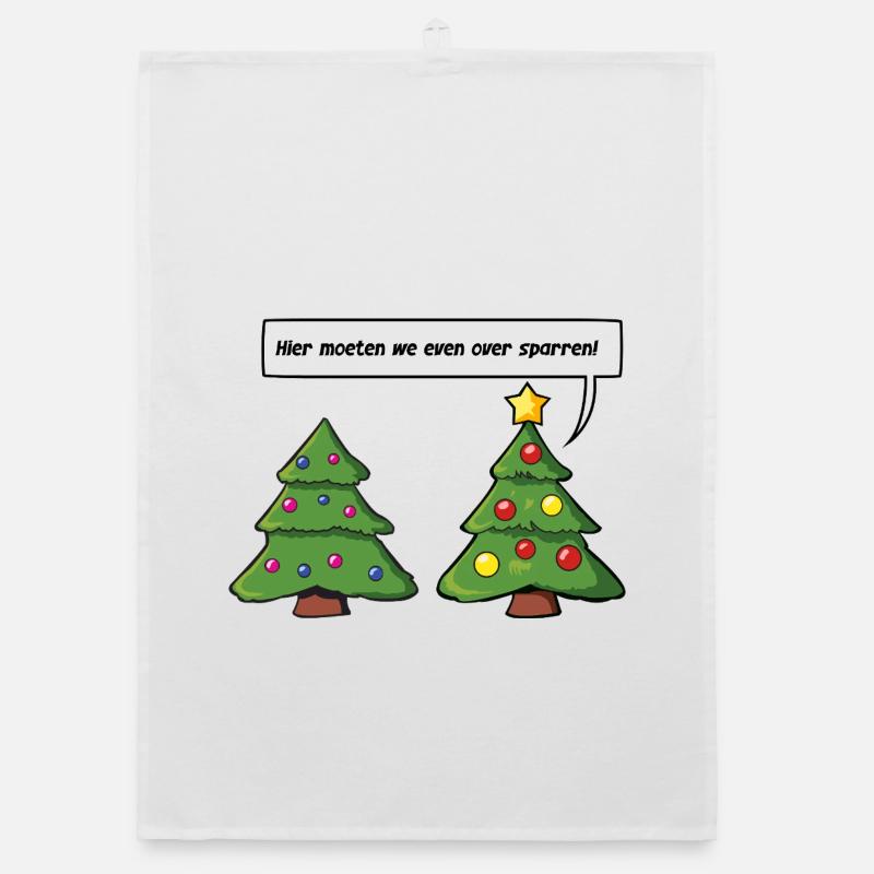 Christmas tree sparring partner Organic dish towel