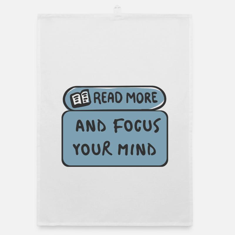 Read More Focus Your Mind - Torchon bio - blanc