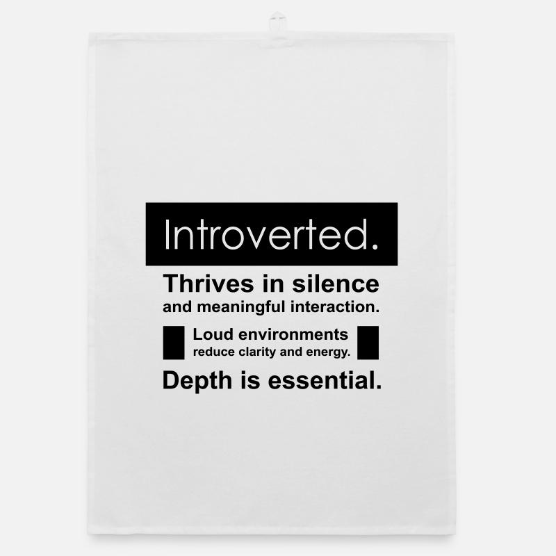 Introvert Organic dish towel